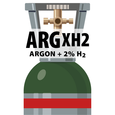 20L Argon + 2% H2 innihald